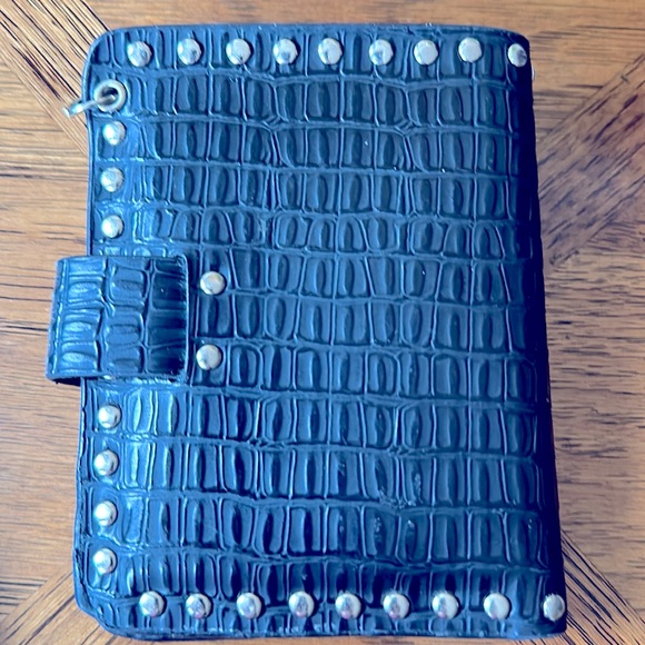 Harley-Davidson Black Studded Leather Wallet - Picture 3 of 6